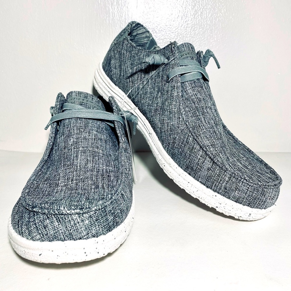 Skechers 12 Mens Slip-On Shoes Relaxed Fit Air Cooled Memory Foam